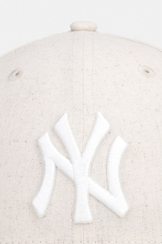 New Era бейсболка з додаванням льону LINEN 940 MC NYY 60856285 бежевий AW26