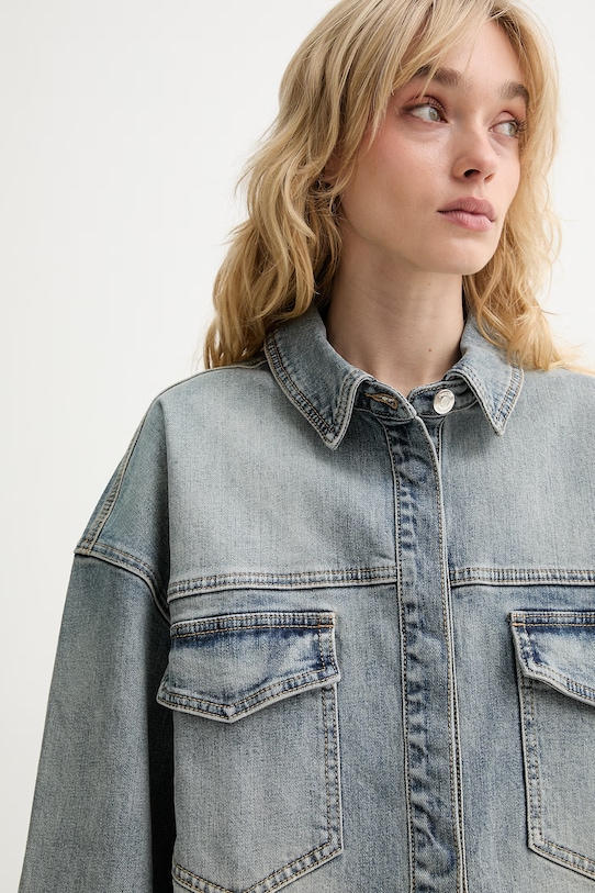 Gestuz koszula damska jeansowa GZnoma niebieski 10911189
