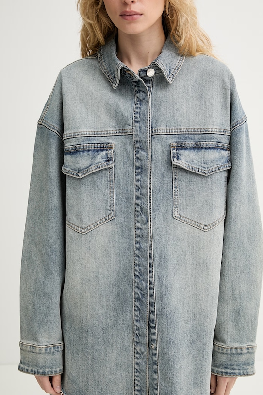 Gestuz koszula damska jeansowa GZnoma 10911189 niebieski