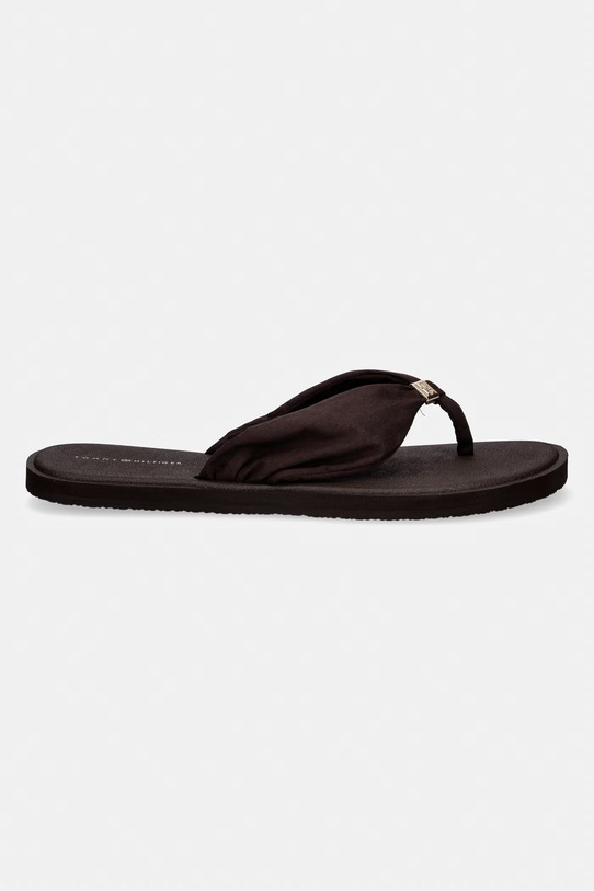 Tommy Hilfiger žabky dámské TH SCANDI SOFT SUMMER SANDAL FW0FW09421 hnědá AW26