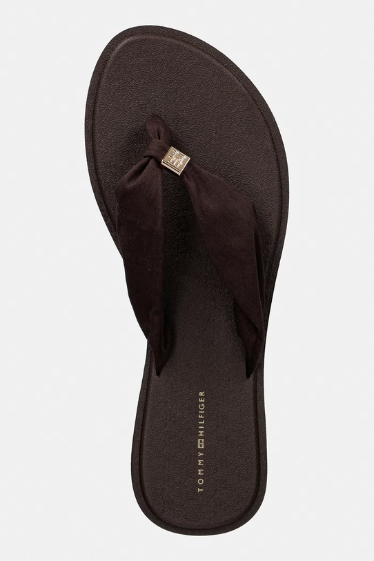 Tommy Hilfiger žabky dámské TH SCANDI SOFT SUMMER SANDAL hnědá FW0FW09421