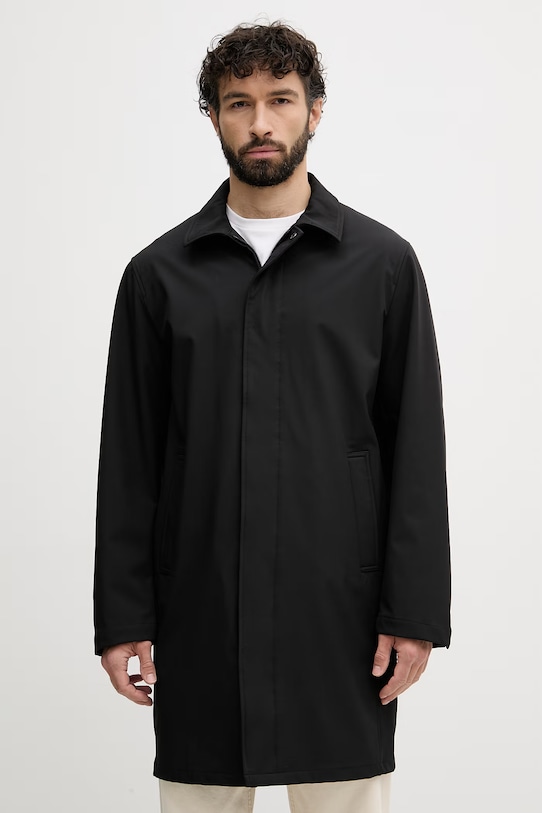 Karl Lagerfeld płaszcz męski czarny 561580.455085