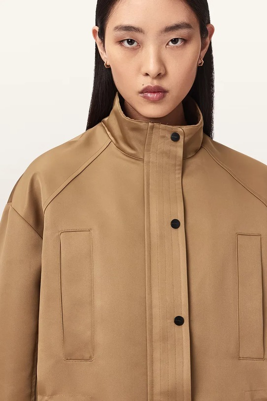 AllSaints krótka kurtka damska LUELLAH brązowy W006OE