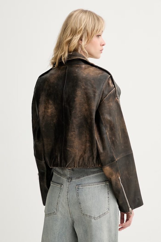 Одежда Gestuz кожаная куртка женская из кожи GZdiana 10911257 коричневый