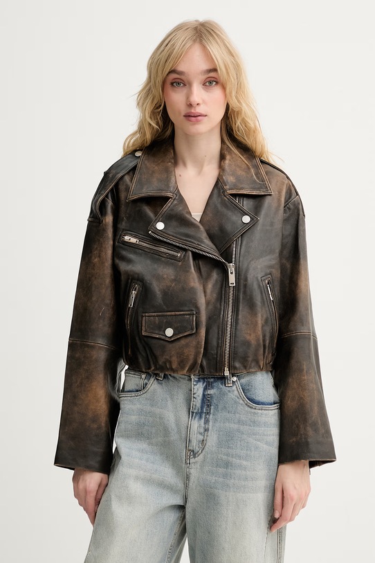 Gestuz кожаная куртка женская из кожи GZdiana коричневый 10911257