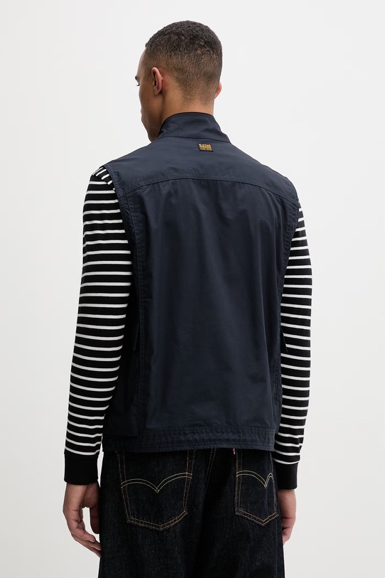 Odjeća G-Star prsluk za muškarce od pamuka LW summer D28987.A790 mornarsko plava