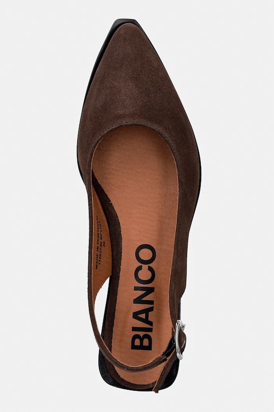 Bianco balerinke od brušene kože BIAVICTORIA smeđa 11252740
