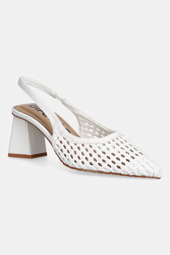 Bianco обувки с дебел ток BIAMARALYN бял 11242706