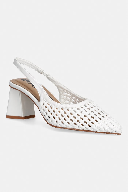 Bianco обувки с дебел ток BIAMARALYN бял 11242706