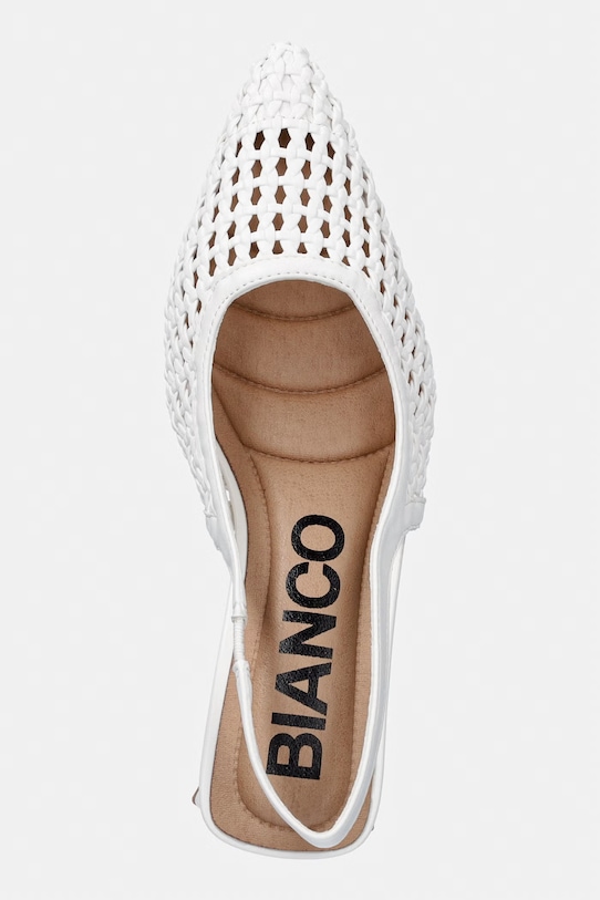 Bianco обувки с дебел ток BIAMARALYN бял 11242706