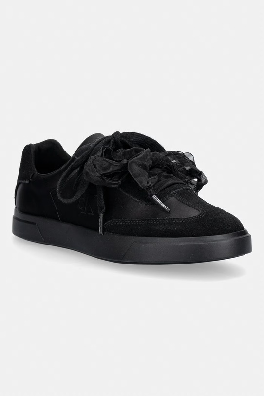 Calvin Klein LOW PRO CUPSOLE WT SATIN MIX sneakers boty dámské černá HW0HW03288.0GJ