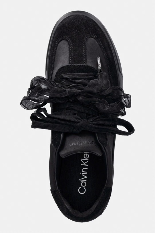 Calvin Klein LOW PRO CUPSOLE WT SATIN MIX sneakers boty dámské černá HW0HW03288.0GJ