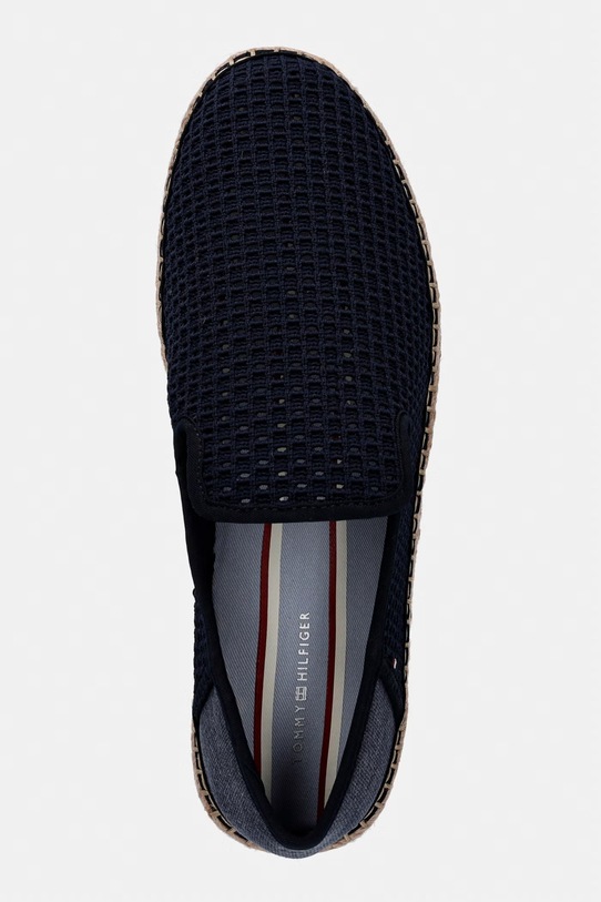 Tommy Hilfiger espadrile bărbați FLEX HILFIGER KNIT ESPADRILLE bleumarin FM0FM05894