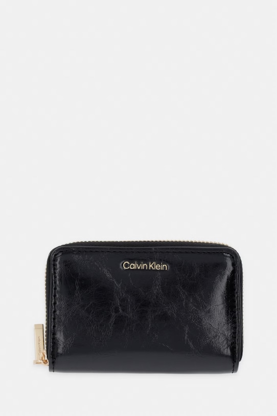 Calvin Klein Peněženka dámská z imitace kůže černá LV04F1201G