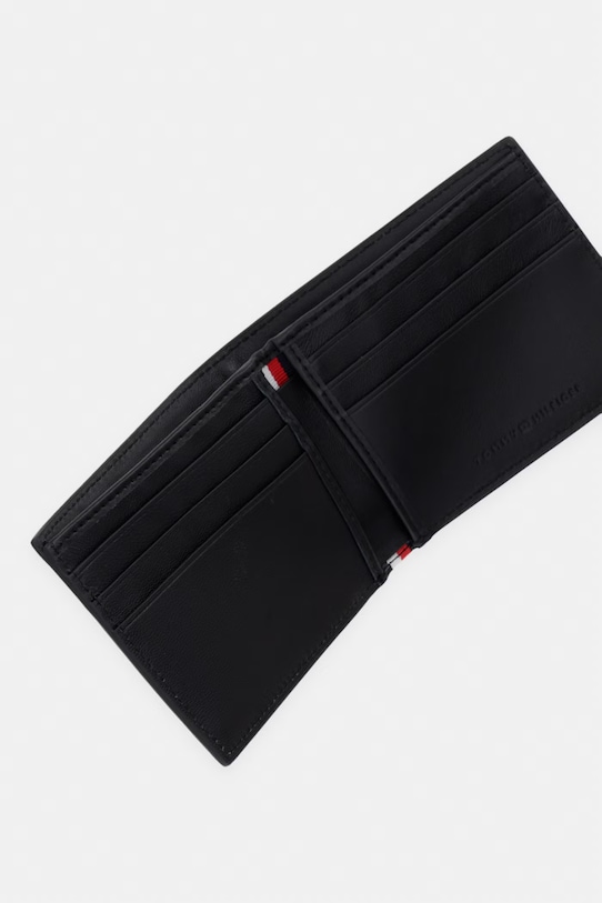 Doplňky Tommy Hilfiger Peněženka pánská kožená AM0AM14505 černá