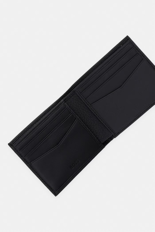 Аксесуари BOSS гаманець чоловічий шкіряний New Crosstown_6cc 50529512 чорний