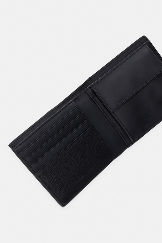 Doplňky Calvin Klein Peněženka pánská kožená LV04D1304G černá