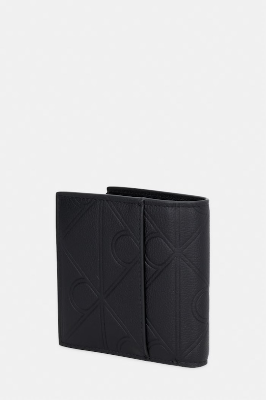 Calvin Klein Peněženka pánská kožená LV04D1178G černá AW26
