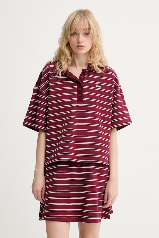 Gestuz polo damskie GZpilova bordowy 10911229