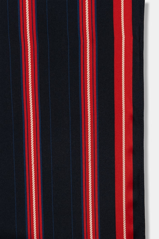 Tommy Hilfiger malý šátek pánský hedvábný AM0AM14315 námořnická modř AW26