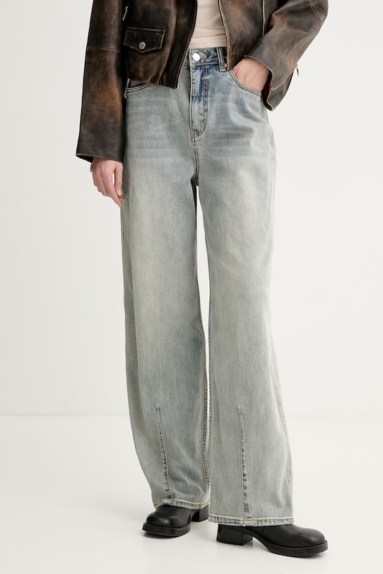 Gestuz jeansy straight damskie GZnoma niebieski 10911185