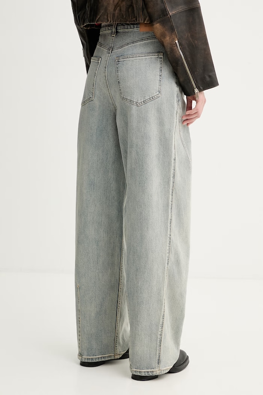 Odzież Gestuz jeansy straight damskie GZnoma 10911185 niebieski