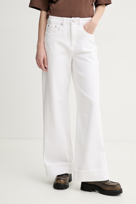 Gestuz jeansy straight damskie GZlivia biały 10911175