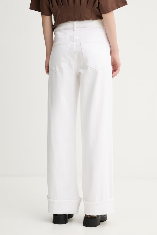 Odzież Gestuz jeansy straight damskie GZlivia 10911175 biały