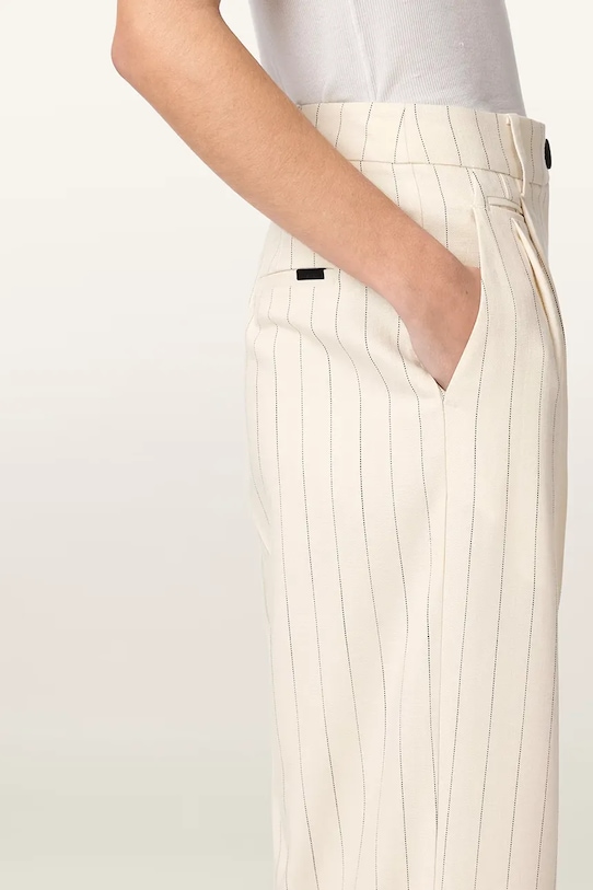 AllSaints spodnie wide leg damskie z wiskozy OLGA W093TE