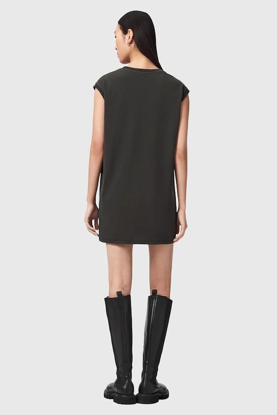 Ruházat AllSaints ruha pamut WILD W196DE szürke