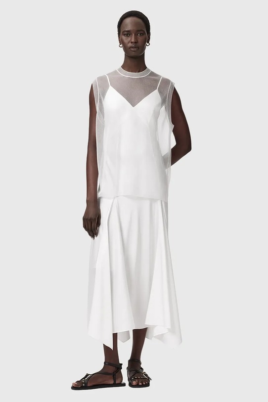 AllSaints платье из денима AVA белый W167DE