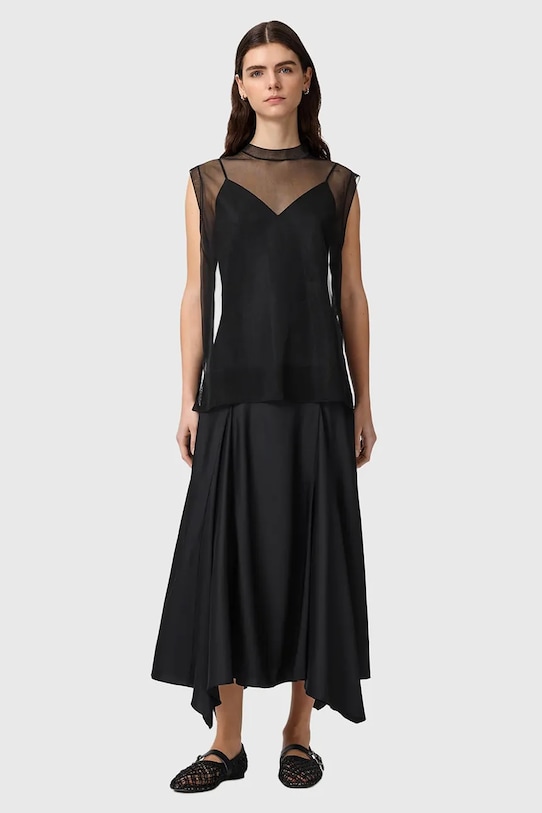 Одежда AllSaints платье из денима AVA W167DE чёрный