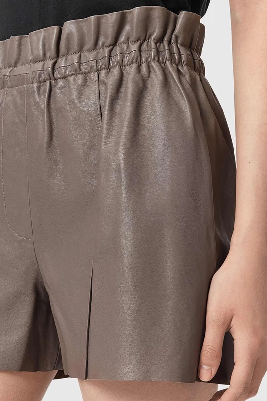 AllSaints női bőr Rövidnadrág FRAN barna W060TE