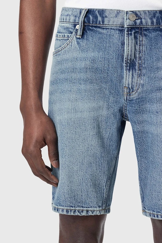 AllSaints шорты для мужчин из денима SWITCH голубой M094TE