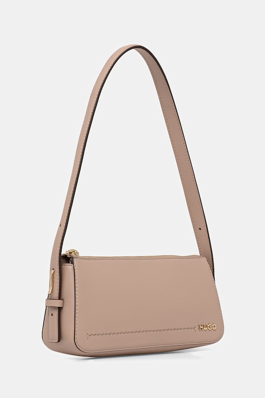 HUGO чанта дамска от имитация на кожа Yorih_Hobo 50567718 бежов AW26