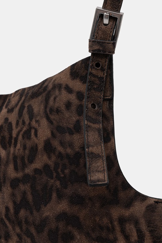 AllSaints shopper torba za žene od brušene kože ARA smeđa W469XC