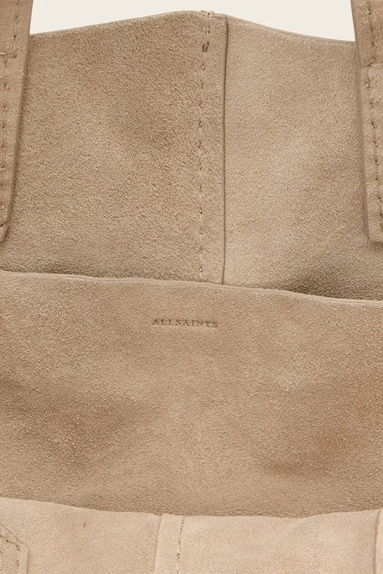 Аксессуары AllSaints сумка-шоппер женская кожаная LUTECE W357XE бежевый