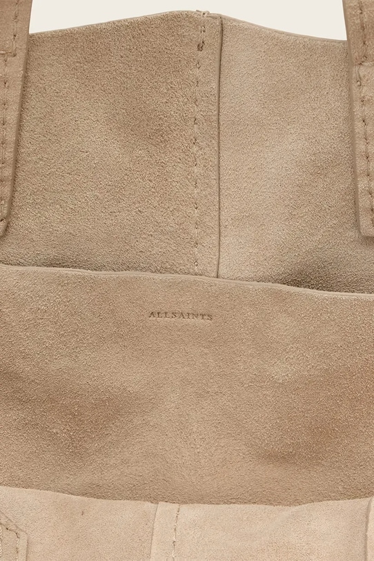 Аксессуары AllSaints сумка-шоппер женская кожаная LUTECE W357XE бежевый