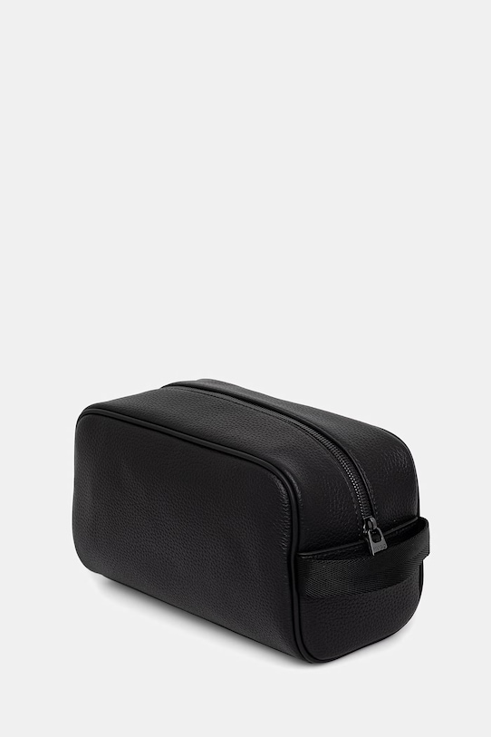 HUGO trusă cosmetică pentru bărbați HUKE_WASHBAG 50568347 negru AW26