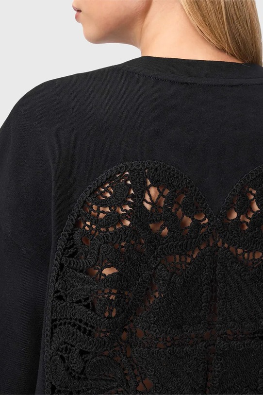 AllSaints oversize t-shirt γυναικείο βαμβακερό ESME W131JE μαύρο