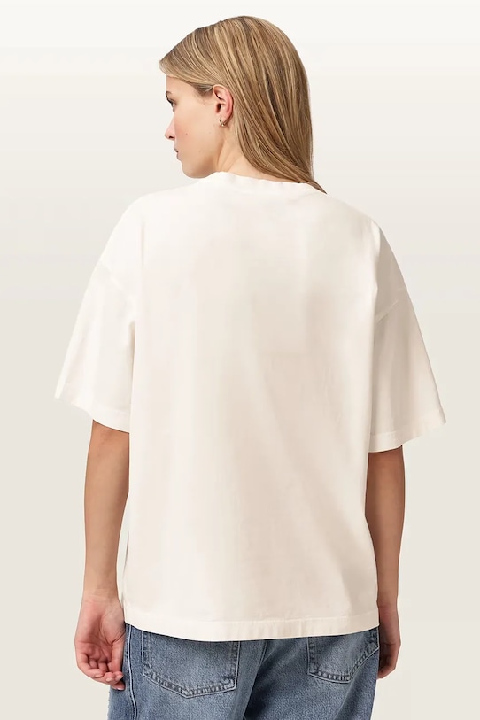 AllSaints tricou de femei din bumbac INSIGNIA W125JE alb AW26