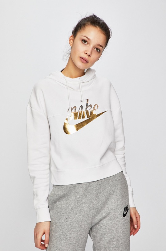 Nike - Mikina s kapucí bílá C.AJ0096.100