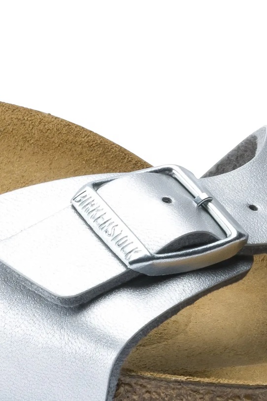 Obuwie Birkenstock klapki Madrit 40411 srebrny