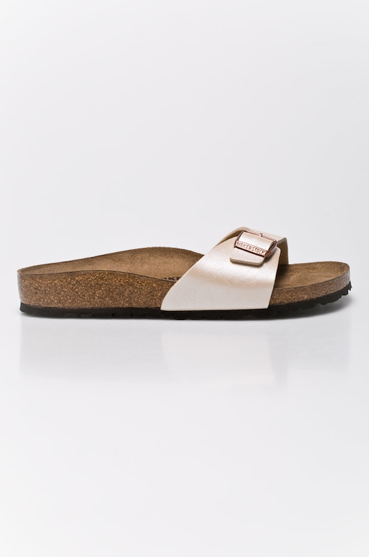 Birkenstock papucs Madrid szintetikus bőr bézs 940153