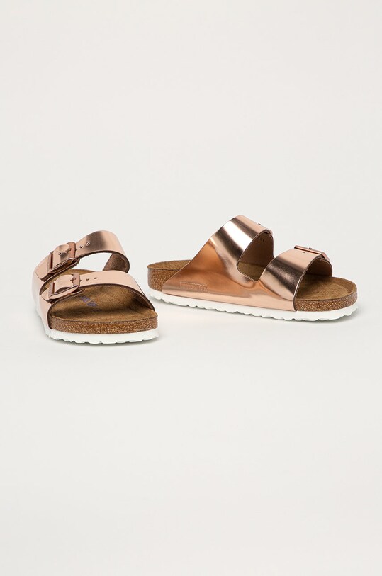 Шкіряні шльопанці Birkenstock Arizona SFB 952093 рожевий AA00