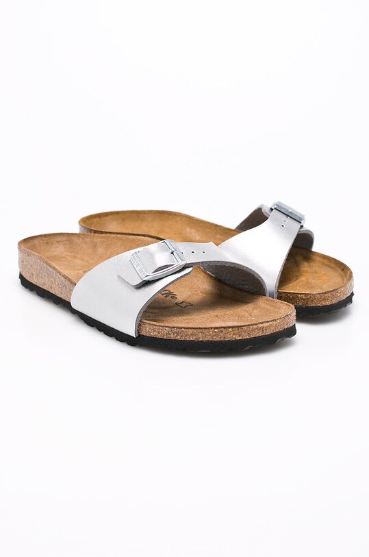 Birkenstock sliders Madrid 040413 silver AW20