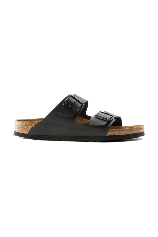 Παντόφλες Birkenstock Arizona απομίμηση λείου δέρματος μαύρο 051793