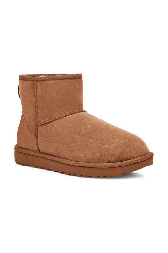 UGG śniegowce zamszowe Classic Mini II 1016222.CHE brązowy KW16