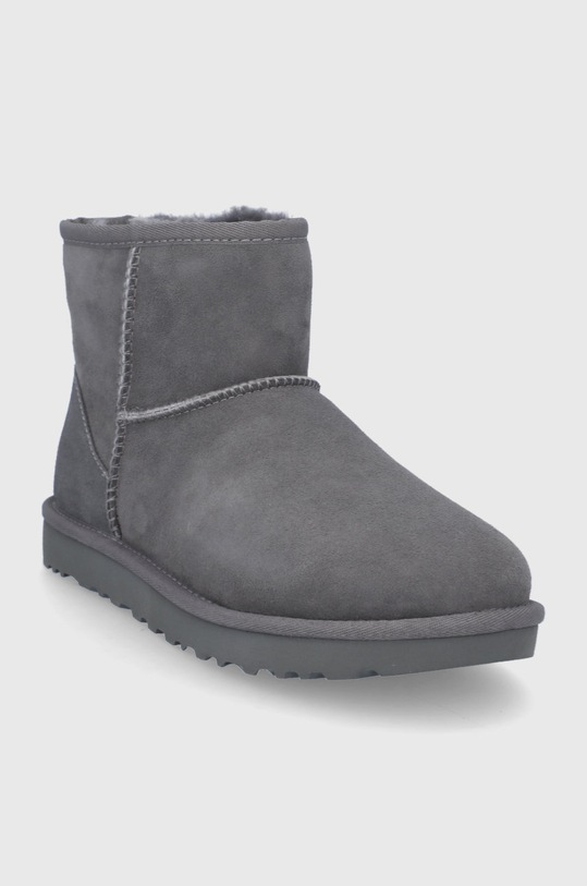 UGG cizme de zăpadă din piele întoarsă Classic Mini II 1016222.GRY gri KW16