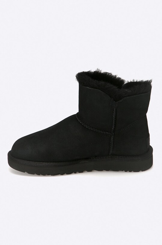 Shoes UGG suede snow boots Mini Bailey Button II 1016422.BLK black